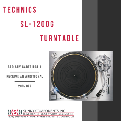 Technics SL-1210GR Turntable New in Box Black finish