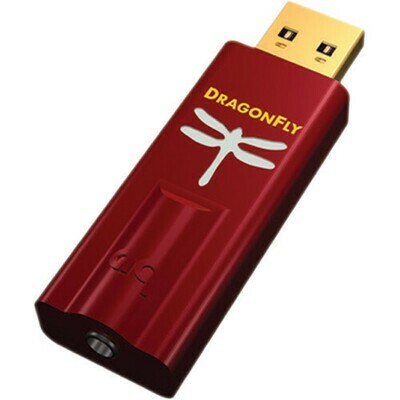 AudioQuest Dragonfly USB DAC/Preamp/Headphone Amp (RED)