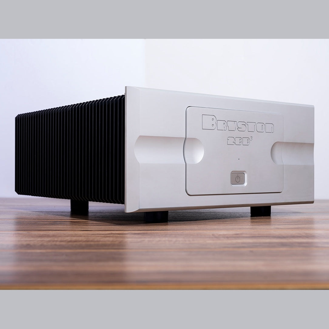Bryston 28B Cubed Mono Amplifier (19") 120V 1 pair store demo in silver
