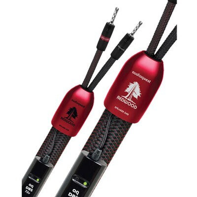 AudioQuest 4 ft single redwood SBW with M spades Center channel