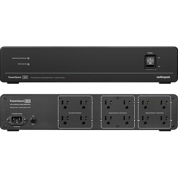 AudioQuest PowerQuest 303 Power Conditioner - 12-Outlet Surge Protector