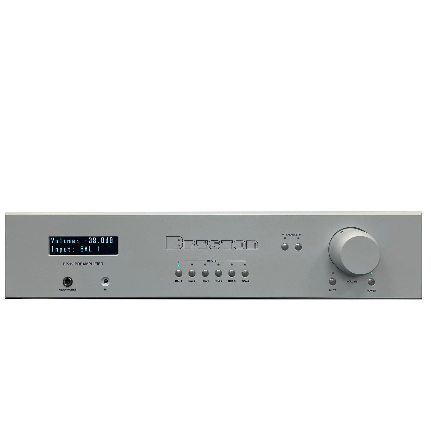 Bryston BP-19 Analog Preamplifier Silver (17") 120V