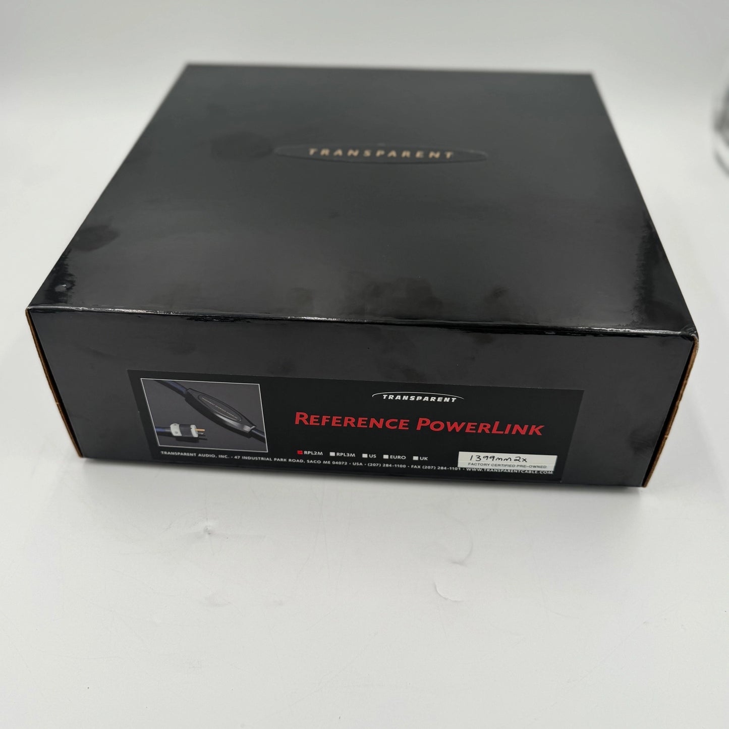 Transparent Reference PowerLink 15 amp (2M) DEMO