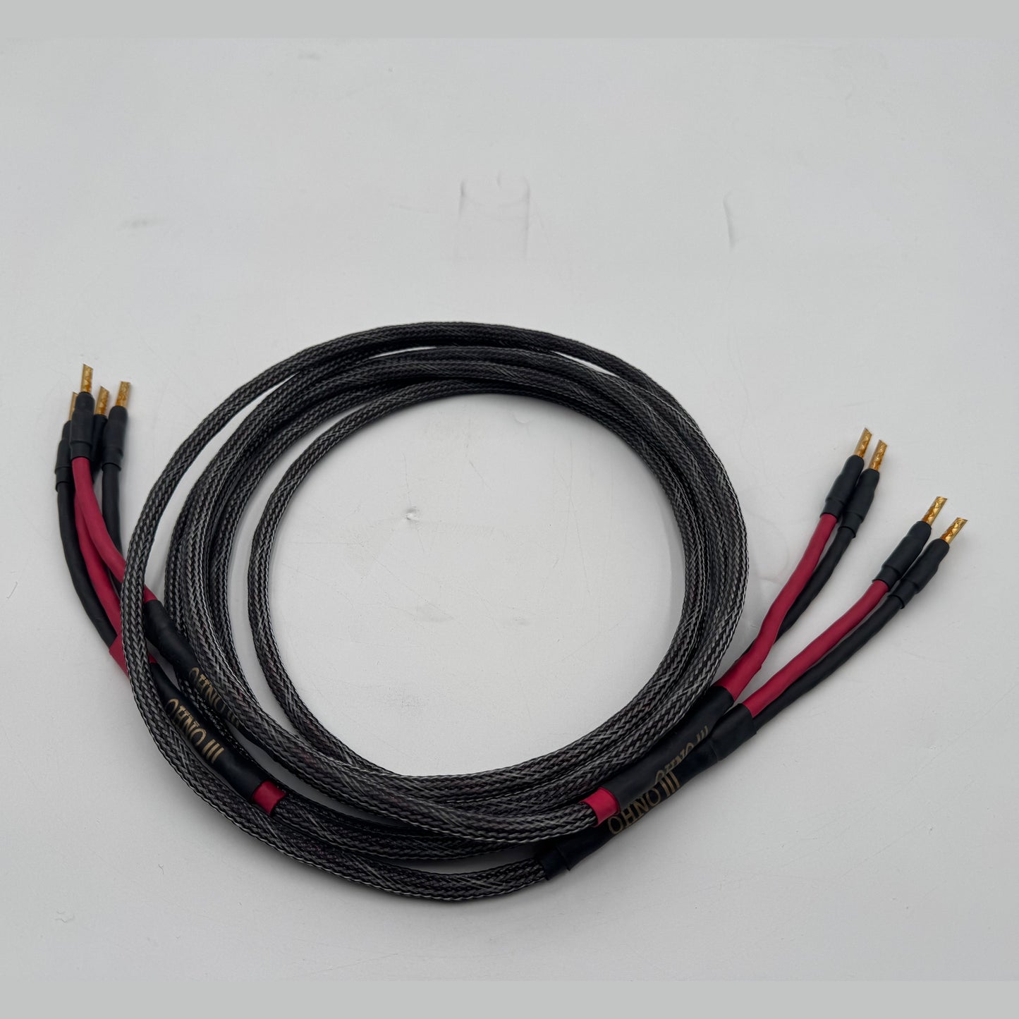 Audience OHNO lll Speaker Cable Banana to Banana - Pair 8ft length