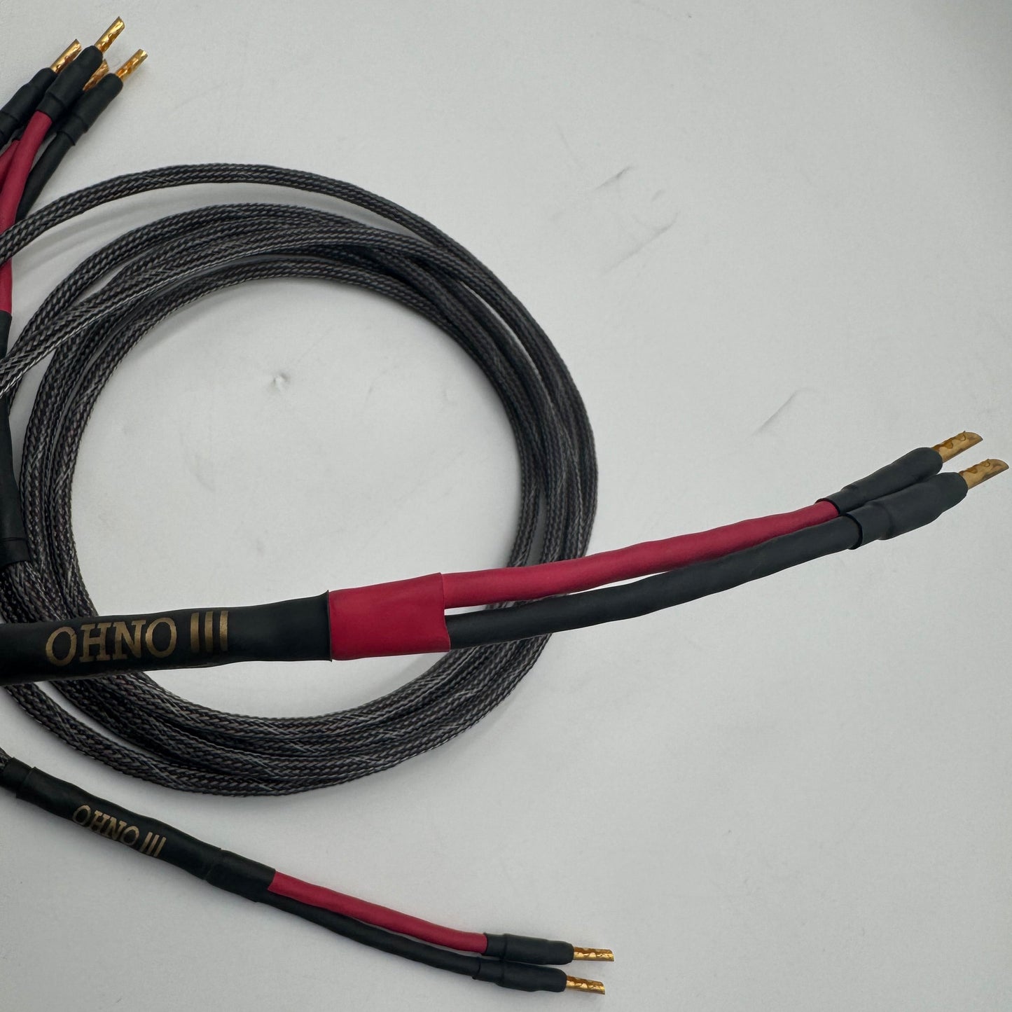 Audience OHNO lll Speaker Cable Banana to Banana - Pair 8ft length