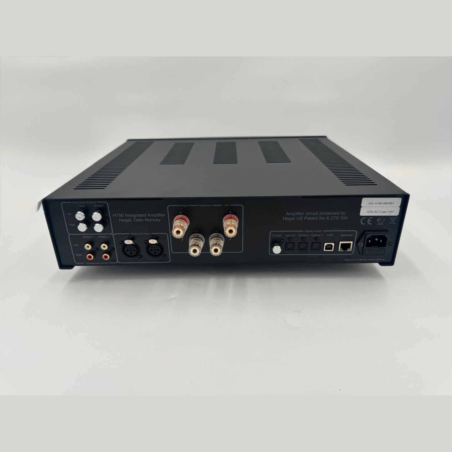 Hegel H190 Black (Trade in)