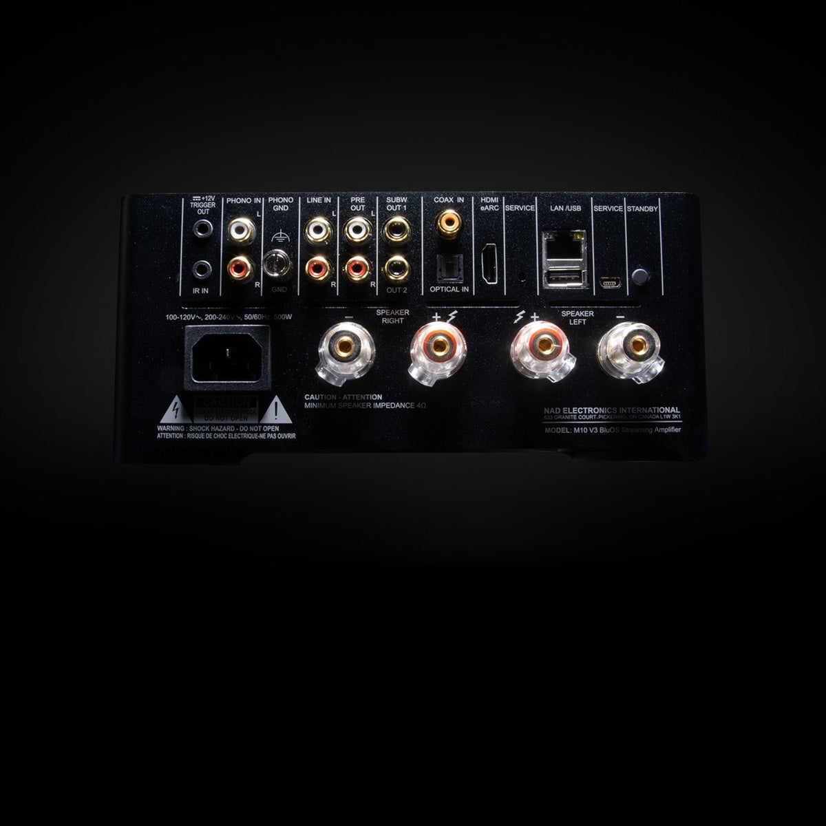 NAD Masters M10 V3 BluOS Streaming Integrated Amplifier — Pre-Owned (2 Available)