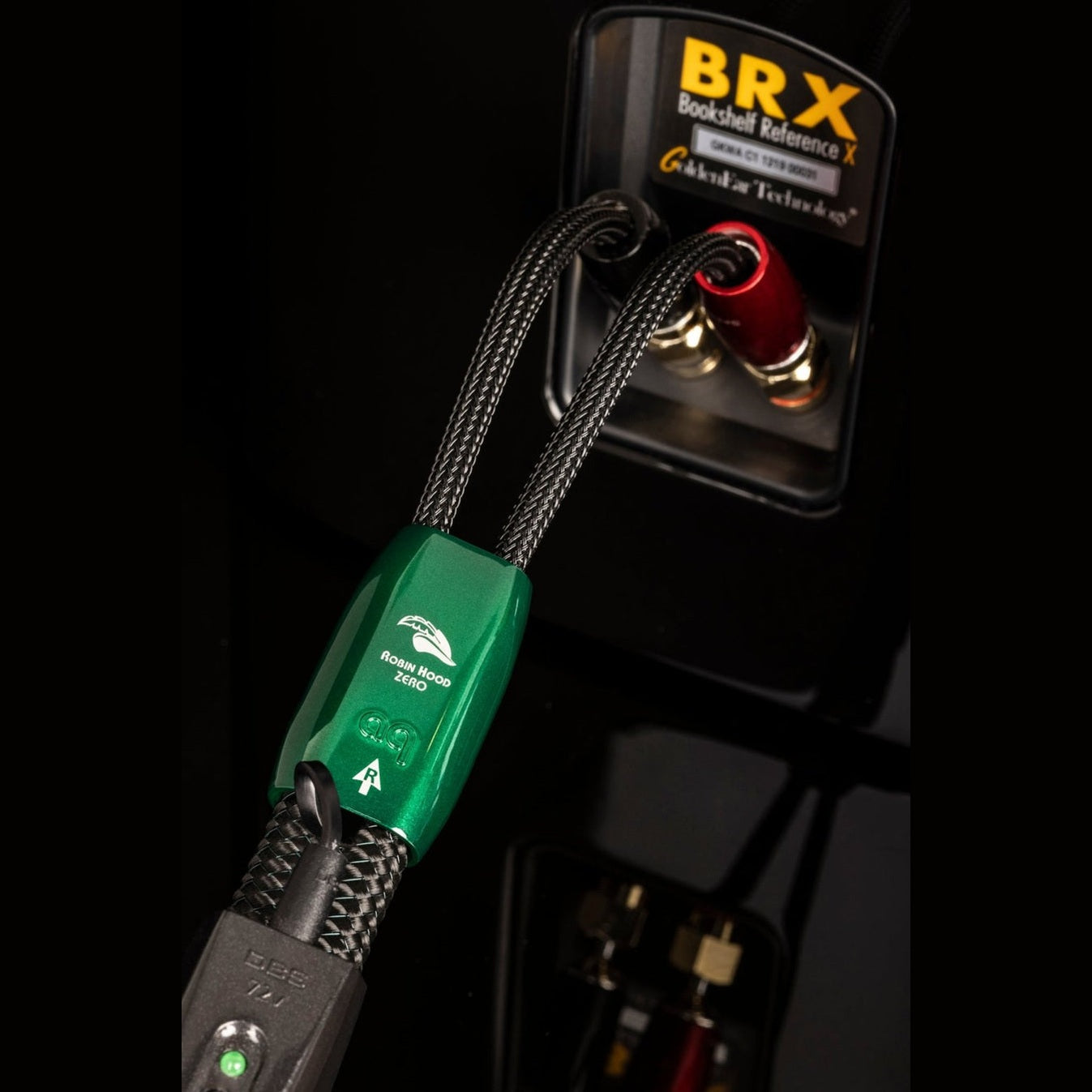 Audioquest Robin Hood 8ft Speaker cable Zero Silver Spades