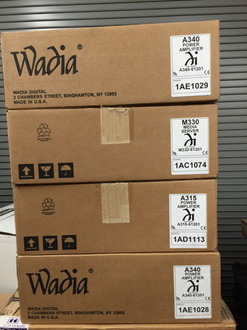 Special system using Wadia A 340 Monoblock amplifiers.