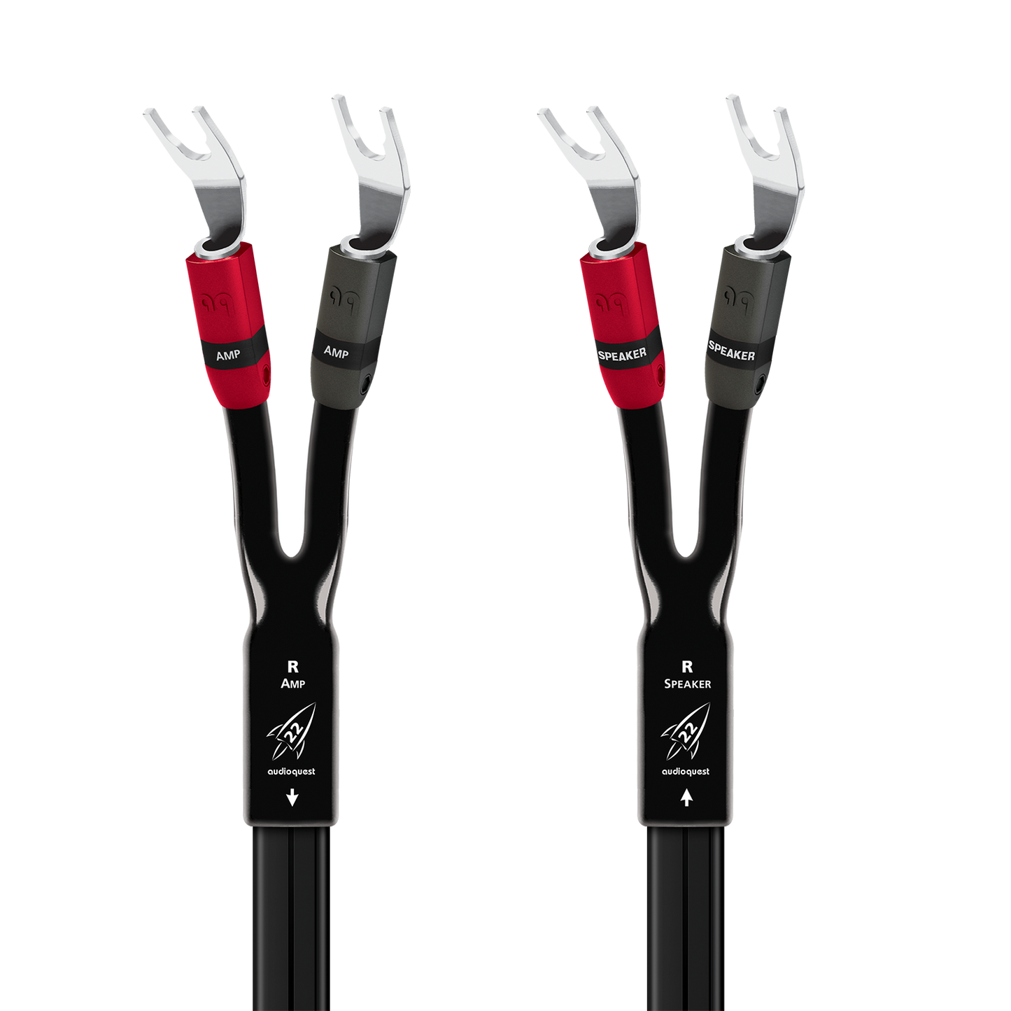 AudioQuest Rocket 22 Full-Range Speaker Cable w/ SureGrip 300 Connectors