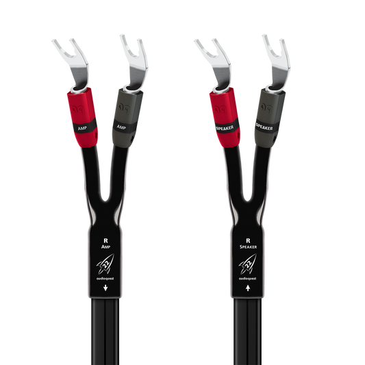 AudioQuest Rocket 22 Full-Range Speaker Cable w/ SureGrip 300 Connectors