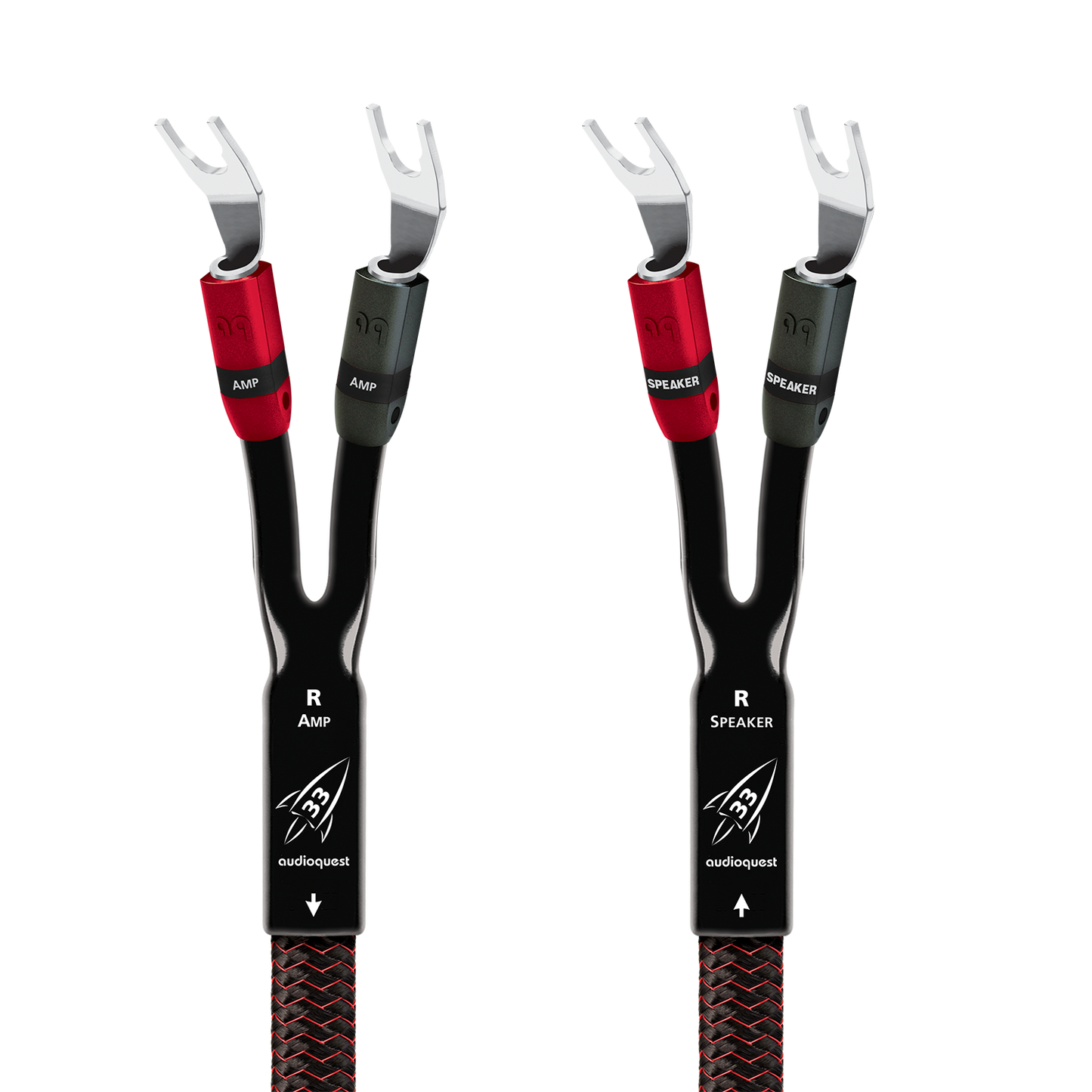 AudioQuest Rocket 33 Full-Range Speaker Cable w/ SureGrip 300 Connectors