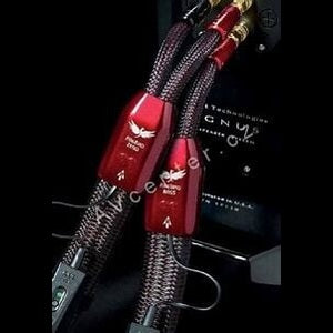 Audioquest Firebird bi-wire 7 ft pair ZERO + BASS spades