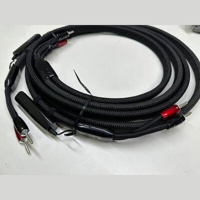 AudioQuest 8ft Pair William Tell Silver BIWIRE Speaker Cable (DEMO)