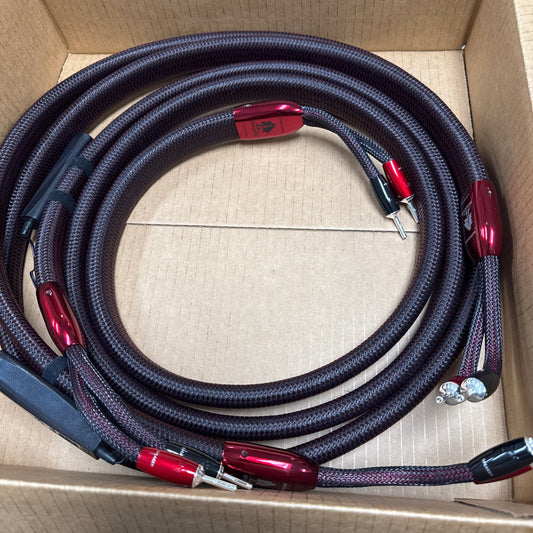 AudioQuest Redwood banana 1 pair 8ft speaker cable demo - Sunny Components Inc.