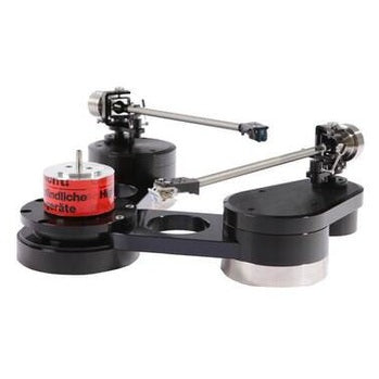Brinkmann Spyder Turntable 2 arm version custom setup for both Kuzma as well as Acoustical systems tonearms