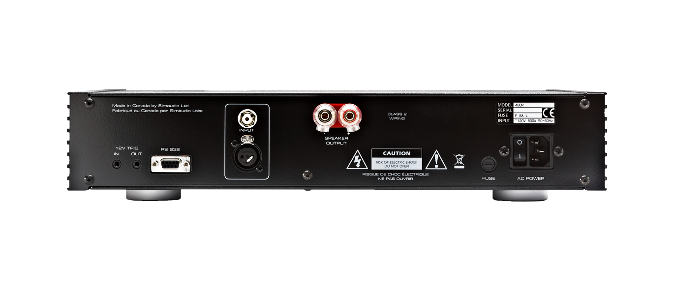 Simaudio 400M Power Amplifier Black Factory Demo