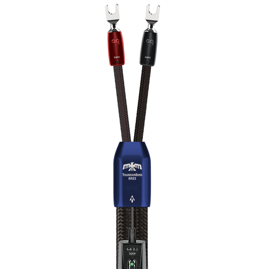 AudioQuest ThunderBird BASS Speaker Cable w/ ZERO-Tech and RF/ND-Tech for Midrange and Bass