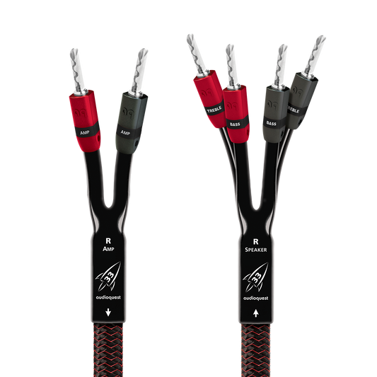 AudioQuest Rocket 33 Single BiWire Speaker Cable w/ SureGrip 300 Connectors