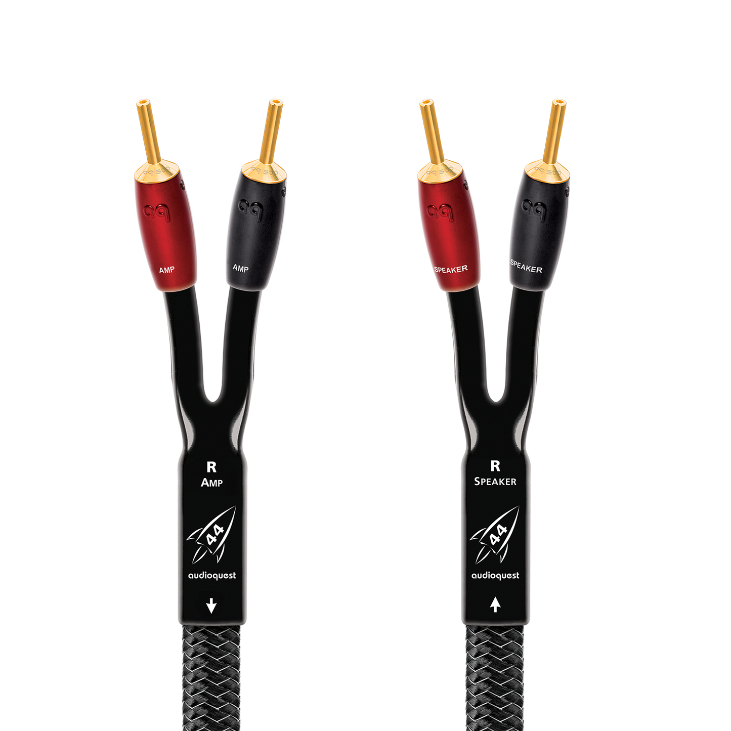 AudioQuest Rocket 44 Full-Range Speaker Cable w/ SureGrip 500 Connectors