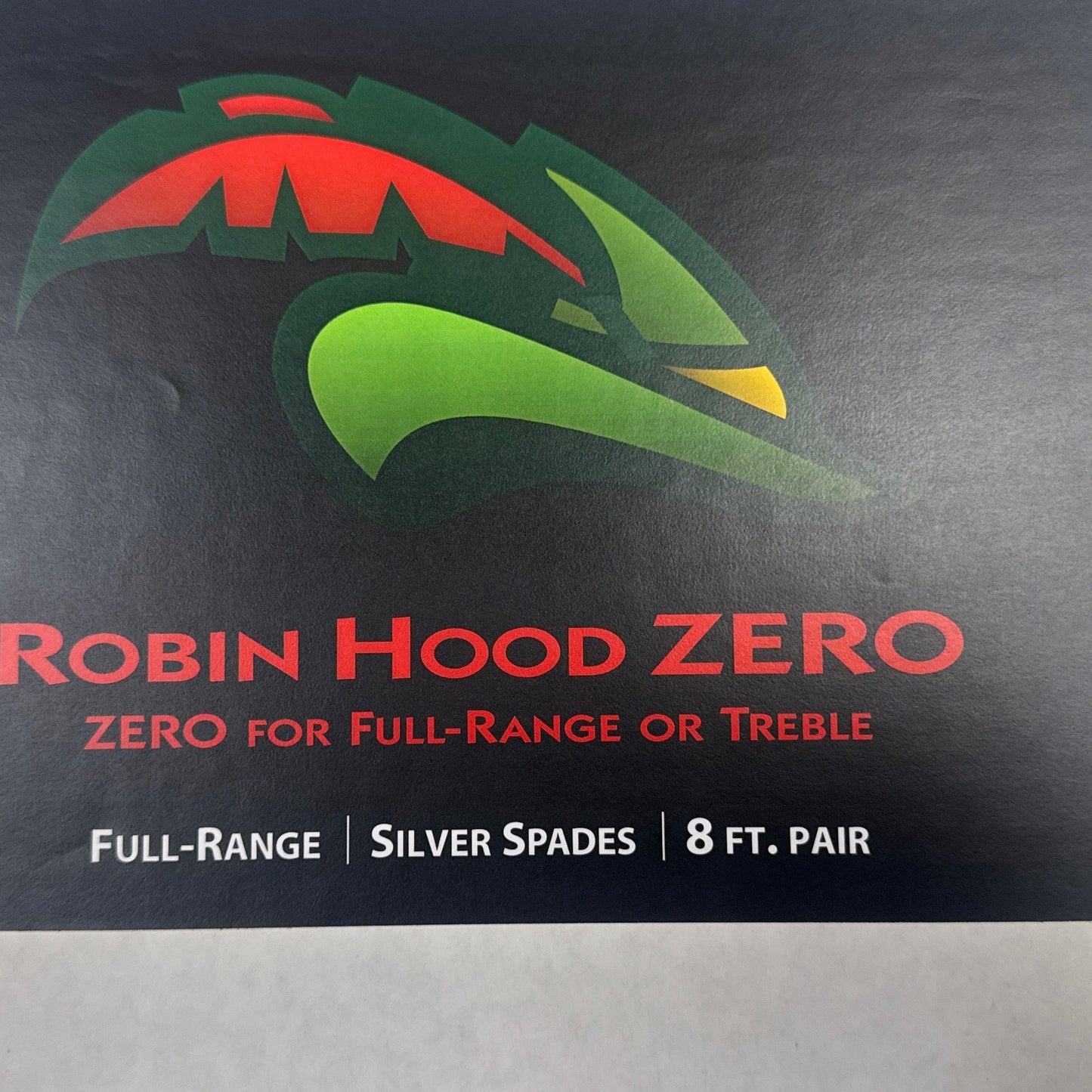 AudioQuest Robin Hood 8ft Speaker cable Zero Silver Spades