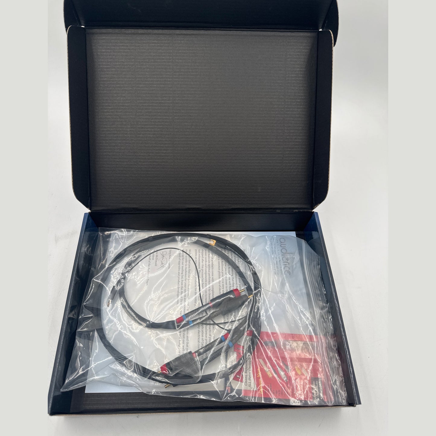 Audience Cable Au24 SX Phono Cable, 1.25m RCA>RCA