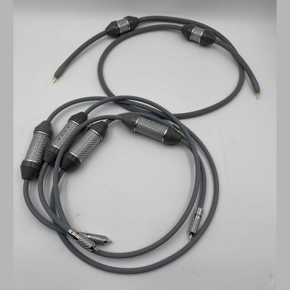 Shunyata Research Omega Phono cable 1.5m RCA with Omega Ground cable included