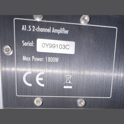CH Precision A1.5 Two-channel Power Amplifier CPO Certified