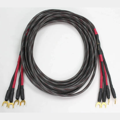 Audience OHNO III 8' Spade BI-Wire cables New in Box - Sunny Components Inc.