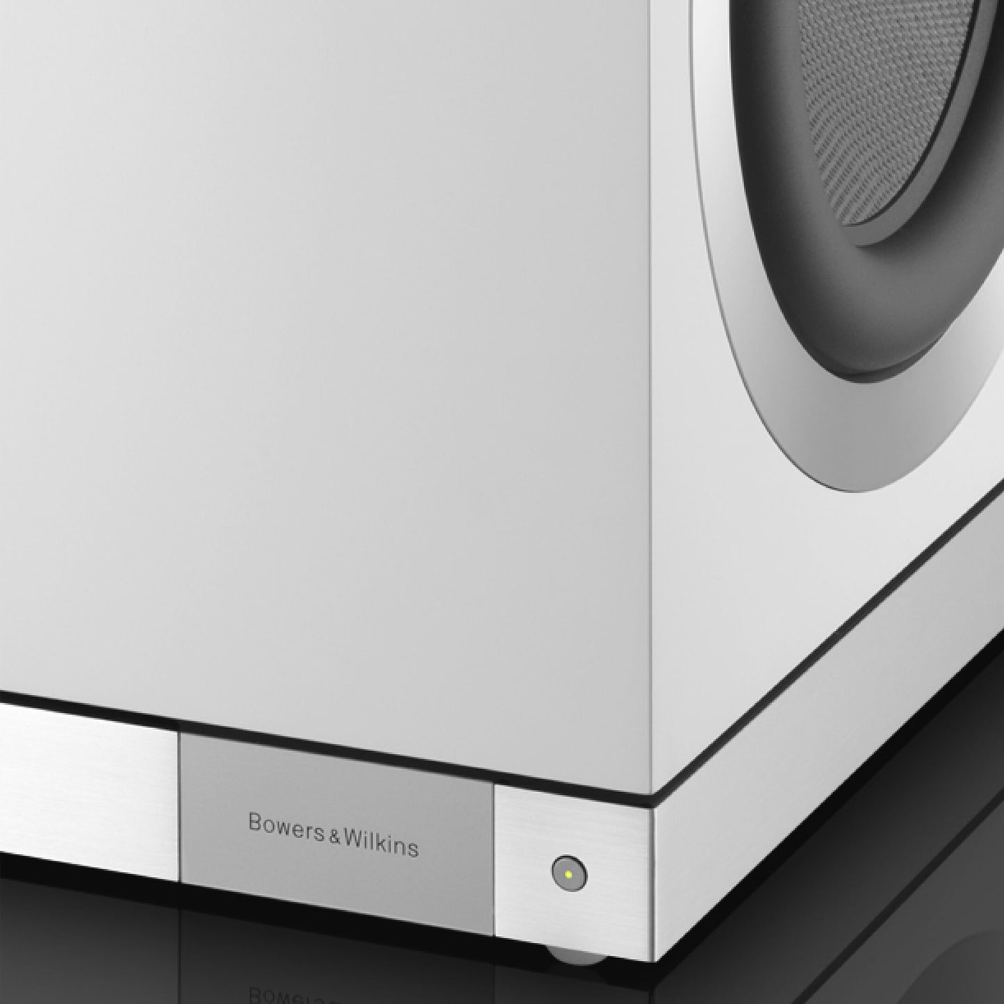 Bowers and Wilkins DB1D white subwoofers in stock. store Demonstration models