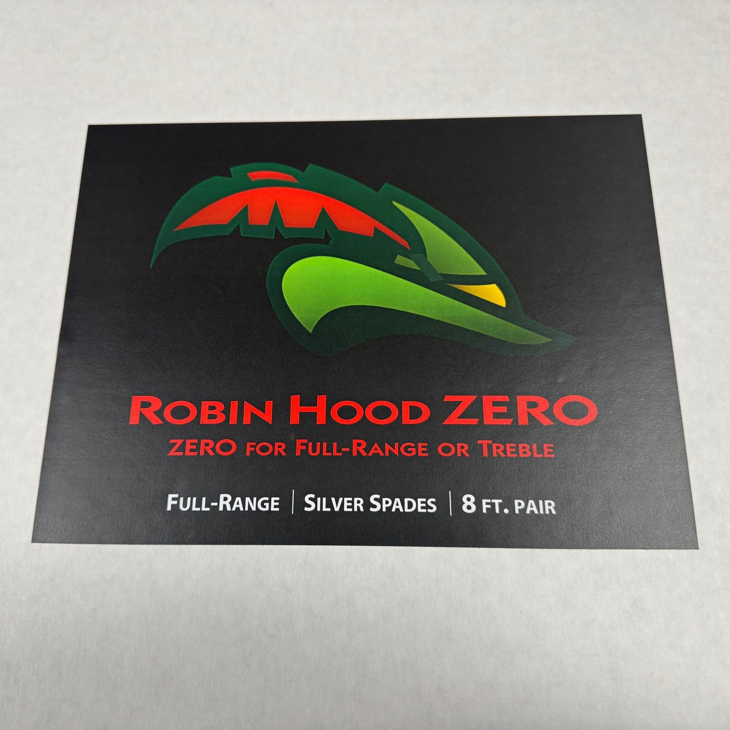 Audioquest Robin Hood 10 ft  Speaker cable Zero Silver Spades