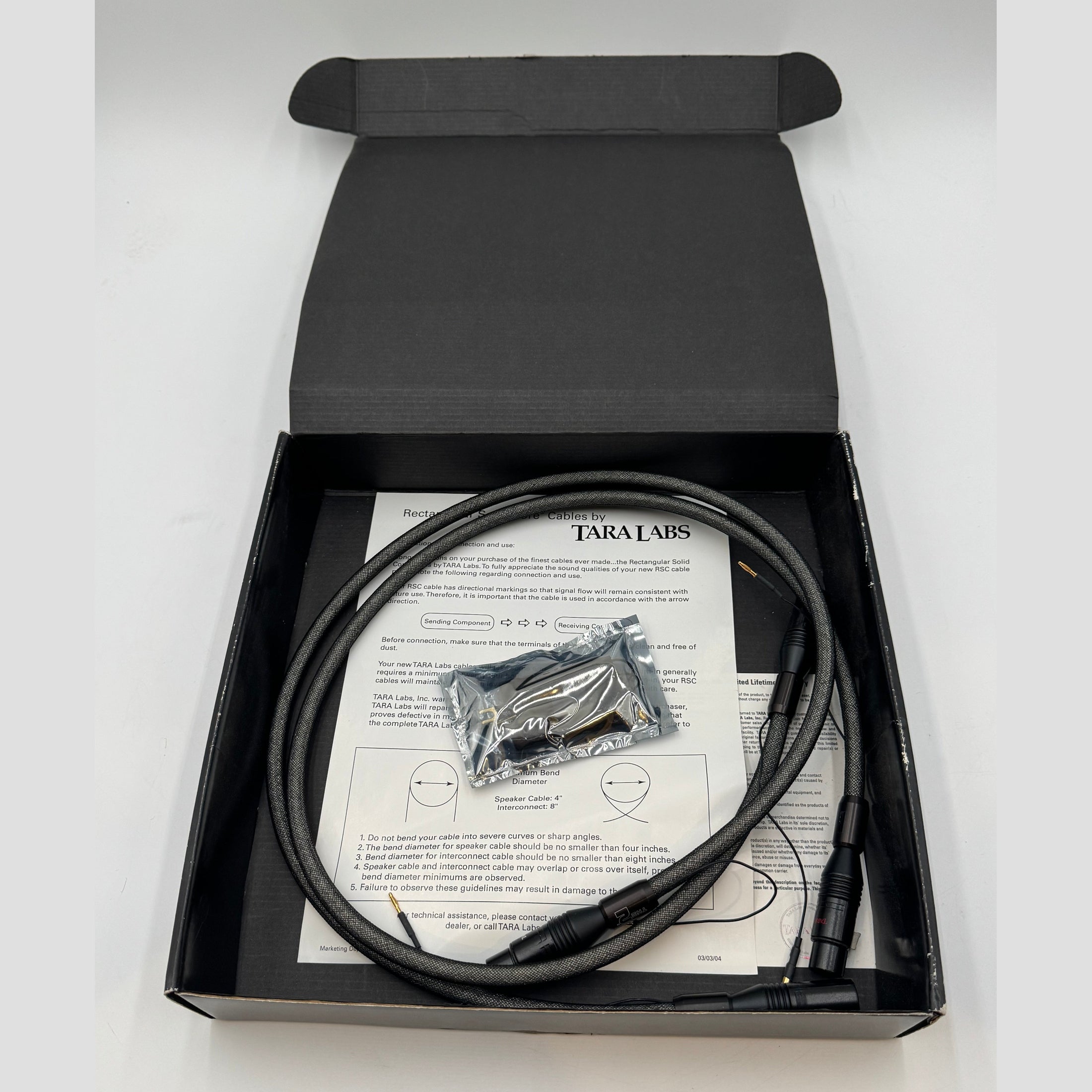 Tara Labs the 2 Interconnect Cable - 1m, XLR | Sunny Audio Video