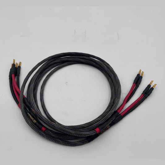 Audience OHNO lll Speaker Cable Banana to Banana - Pair 8ft length