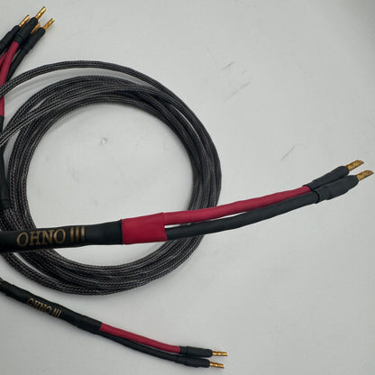 Audience OHNO lll Speaker Cable Banana to Banana - Pair 8ft length