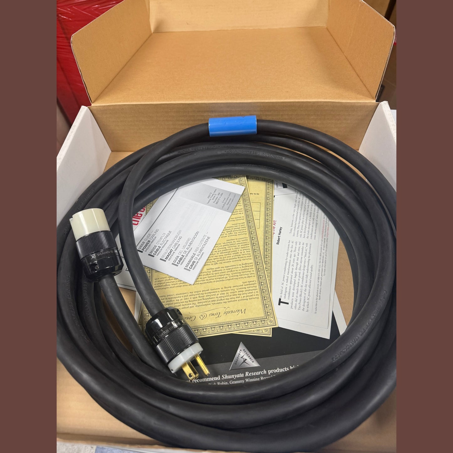 Shunyata Research  Hydra HC power cable 10' (C19)