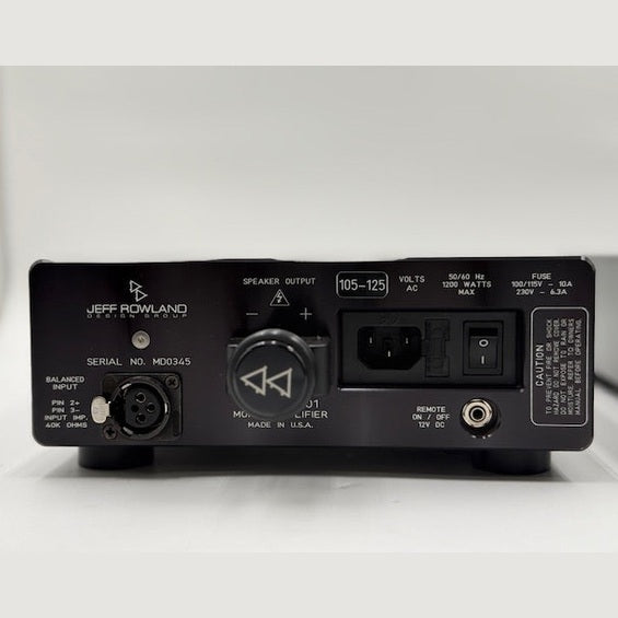 Jeff Rowland Model 501 Monaural amplifiers 1 pair for sale. - Sunny Components Inc.