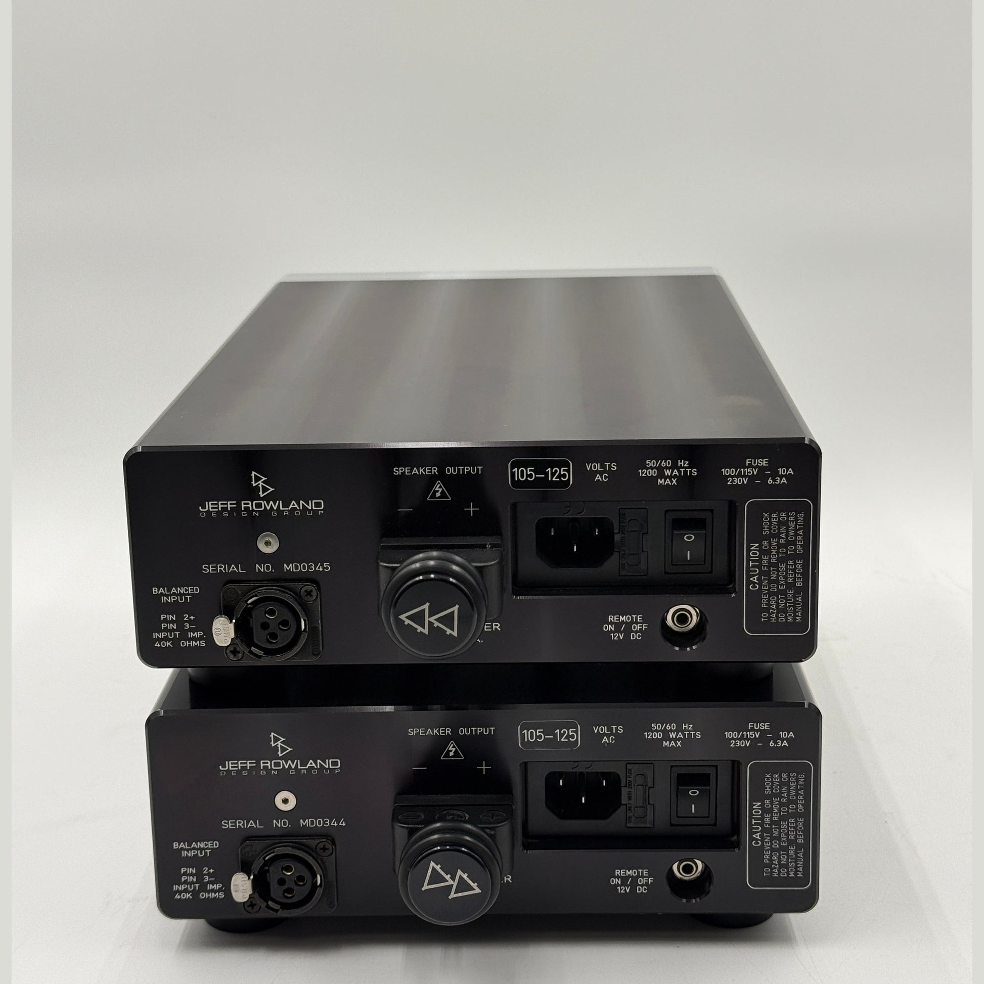 Jeff Rowland Model 501 Pre-owned Amplifiers. 1 pair Mono Amplifiers. - Sunny Components Inc.