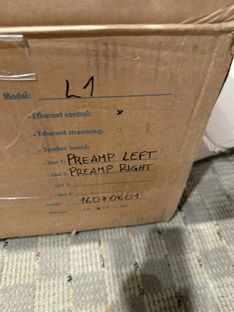 CH Precision Pre-owned L1 and X1 single power supply For Marcelo.