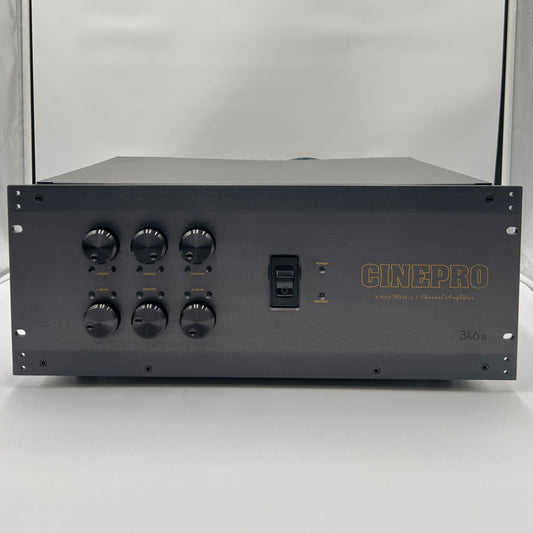 Cinepro 3k6II Gold Six-Channel Fully Balanced Power Amplifier