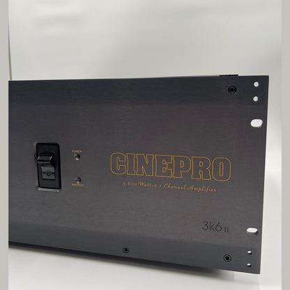 Cinepro 3k6II Gold Six-Channel Fully Balanced Power Amplifier