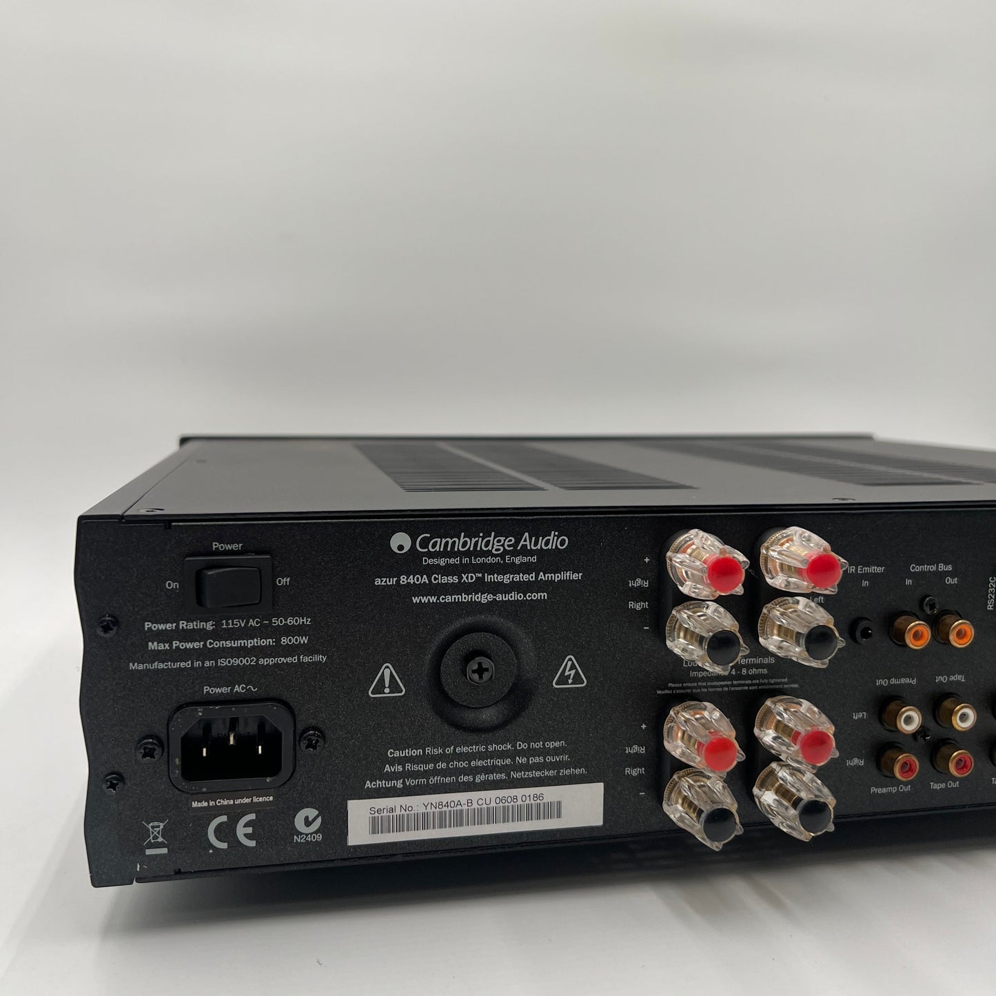 Cambridge Audio 840A integrated amplifier