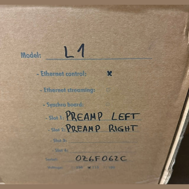 CH Precision L1 Line Pre-amplifier. CPO S,No: 0Z6F062C