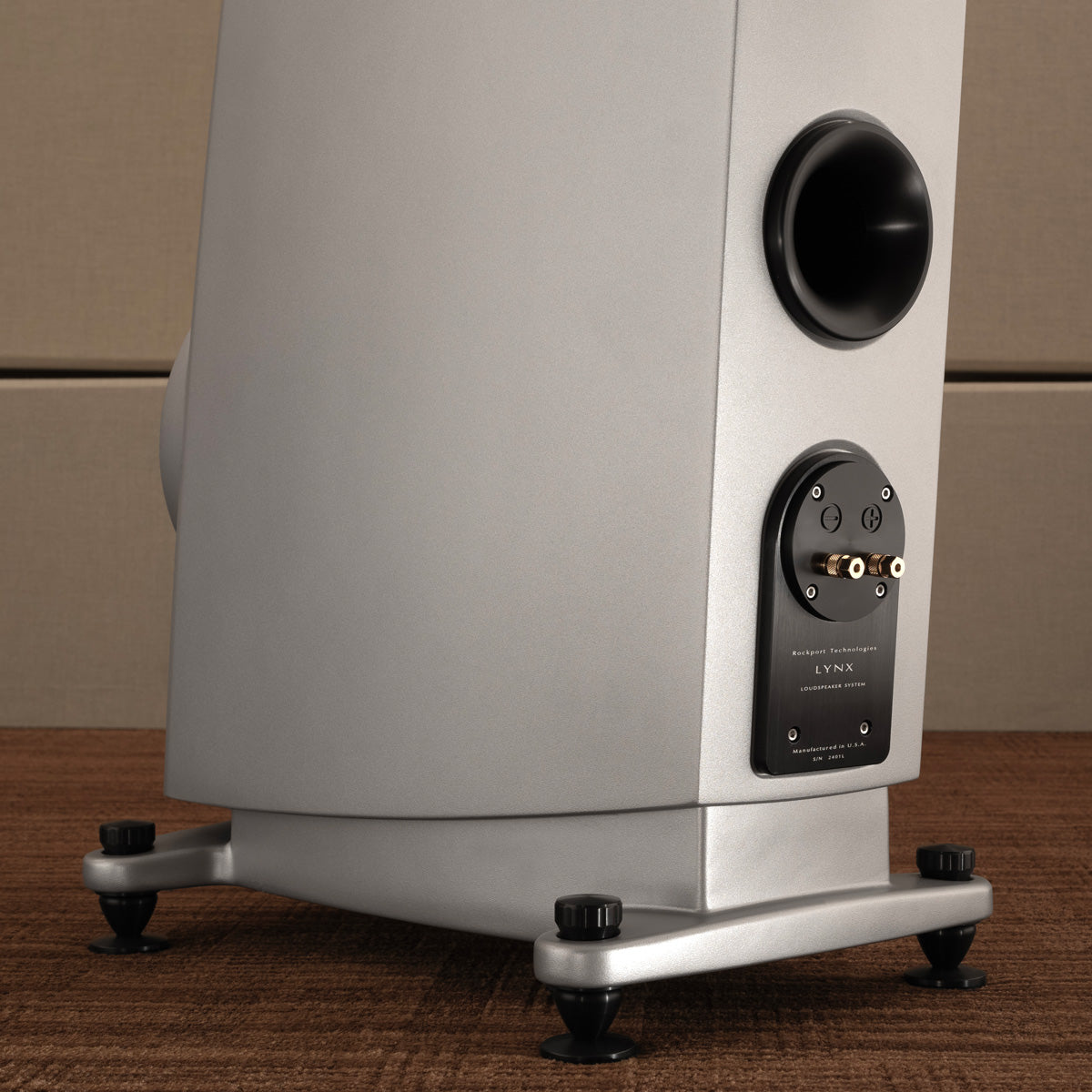 Rockport Technologies LYNX Loudspeaker Satin Silver metallic in stock