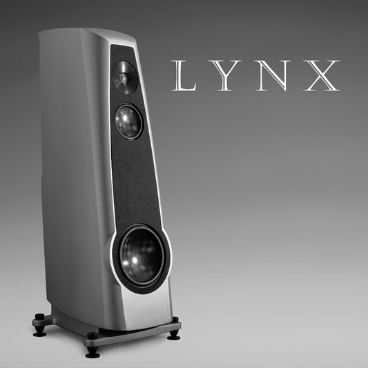 Rockport Technologies Lynx Loudspeakers in Lexus Sonic Titanium bi-wire immediate delivery.
