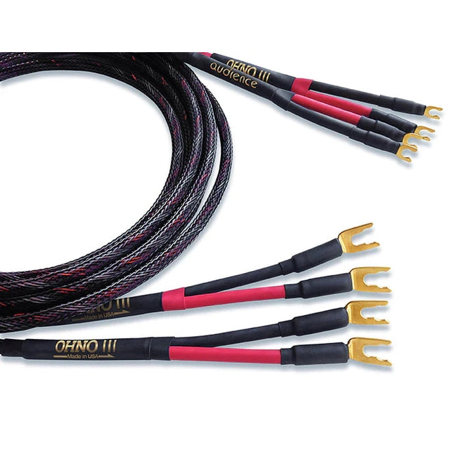 Audience OHNO III 8' Spade BI-Wire cables New in Box - Sunny Components Inc.
