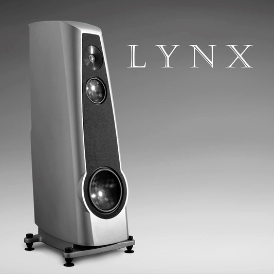 Rockport Technologies Lynx Loudspeakers on Display.