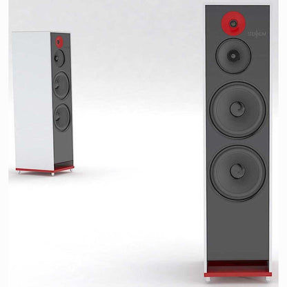 Stenheim Alumine 3 NEW in Light grey with red tweeter