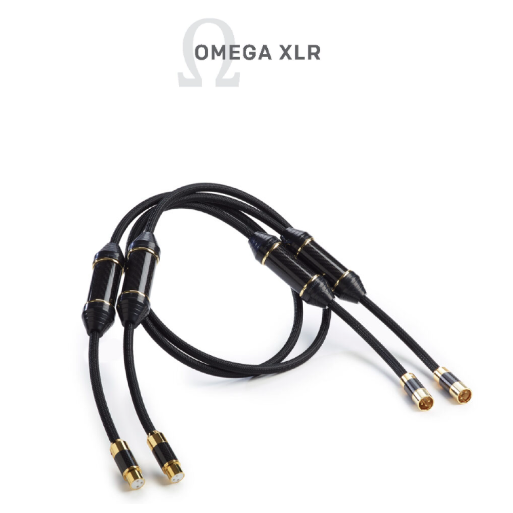 Shunyata Research Omega Black/Gold 4m 1 pair XLR Interconnect