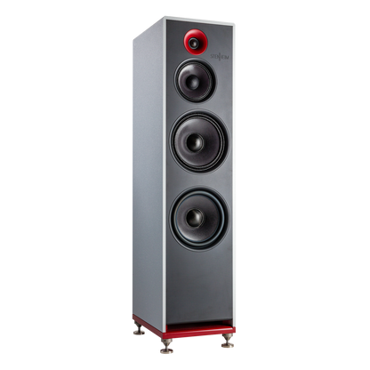 Stenheim Alumine 3 NEW in Light grey with red tweeter