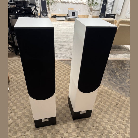 Living Voice OBX-RW4 Loudspeakers - White Finish Store Demonstration pair with crossovers.